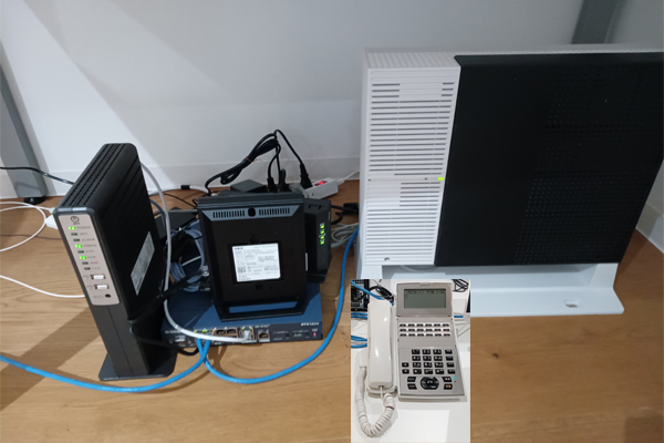 愛知県のビジネスホン入替工事